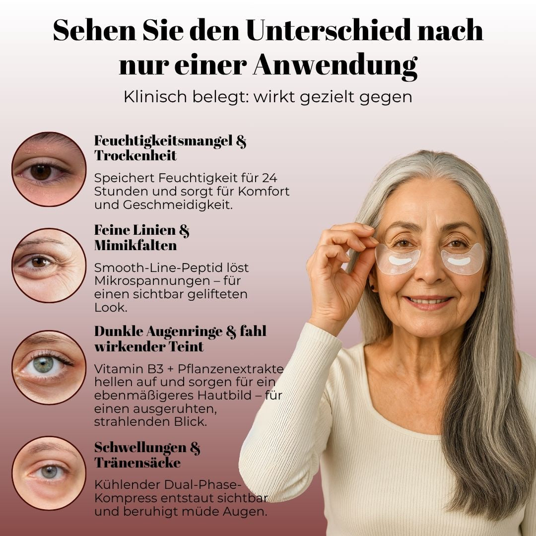 Augenpads mit lyophilisiertem Kollagen hohe Reinheit