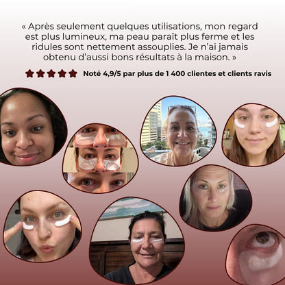 Patchs yeux au collagène lyophilisé haute pureté