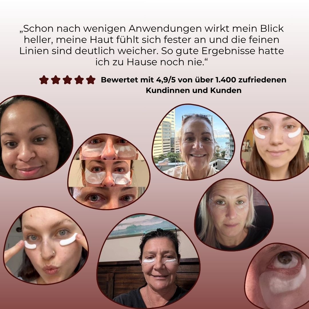 Augenpads mit lyophilisiertem Kollagen hohe Reinheit