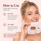 How to use a collagen hydrogel face mask as a daytime glow treatment or overnight mask