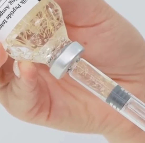 Dispense a small amount